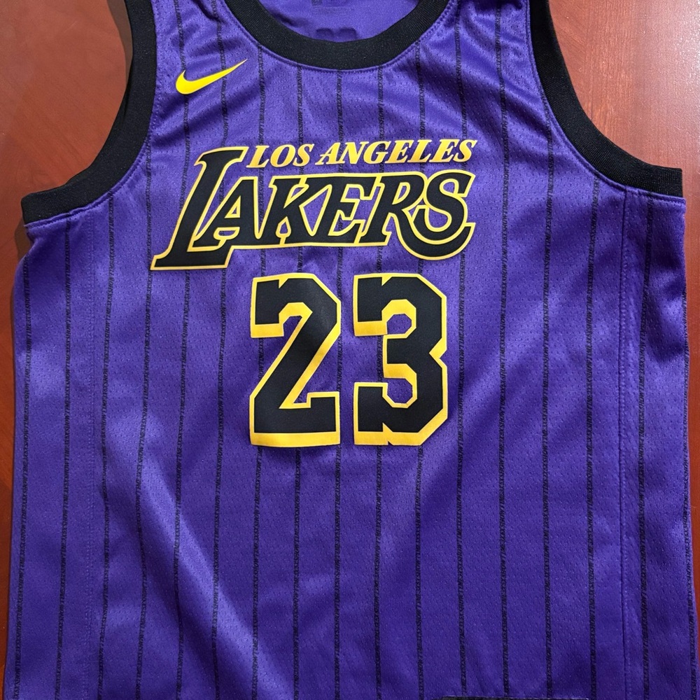 NBA Lakers Purple and Yellow Jersey